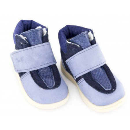 Ghete copii piele Tino bleumarin