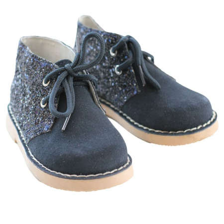 Ghete fete piele bleumarin [2]