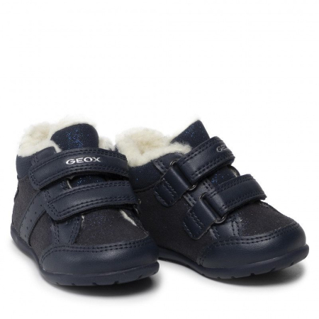 Ghetute copii Geox cu blanita Bleumarin [4]