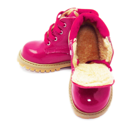 Ghetute copii piele Luca fuxia Pj Shoes [1]