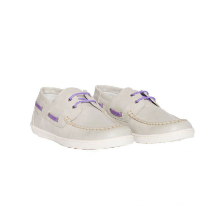 Pantofi si Balerini - Mocasini copii piele Jose argintiu Pj Shoes