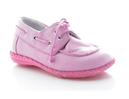 Pantofi si Balerini - Mocasini fete piele fucsia