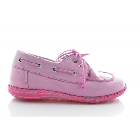 Mocasini fete piele fucsia [2]