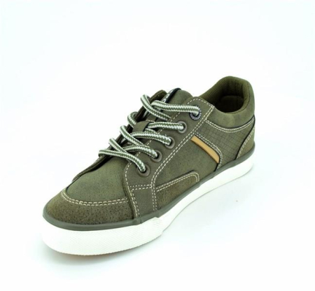 Pantofi baieti sport cu siret jeans/kaki/crem [4]