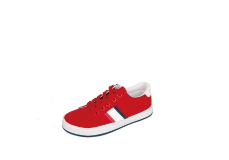 Incaltaminte sport - Pantofi casual cu siret bleumarin/rosu/alb