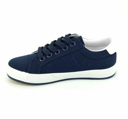 Pantofi casual cu siret bleumarin/rosu/alb [2]