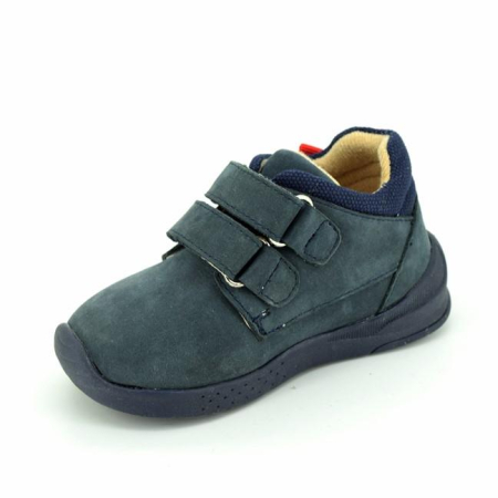Pantofi Copii Piele Camel/ Bleumarin [1]