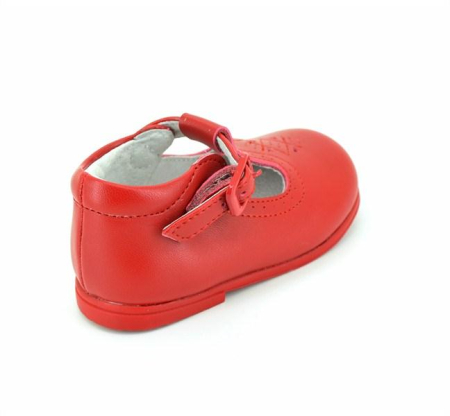 Pantofi Copii Rosii din Piele Naturala [3]