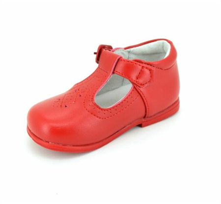 Pantofi Copii Rosii din Piele Naturala [4]