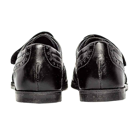 Pantofi copii scoala piele Frigerio 02 negru cu arici [2]