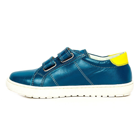 Pantofi copii sport Pj Shoes Skate turcoaz galben [2]