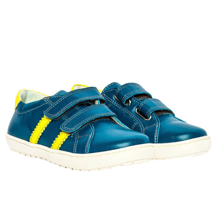Pantofi copii sport Pj Shoes Skate turcoaz galben