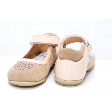 Pantofi fete piele roz nud [2]