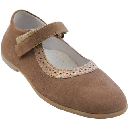 Pantofi si Balerini - Pantofi fete piele Amma bej