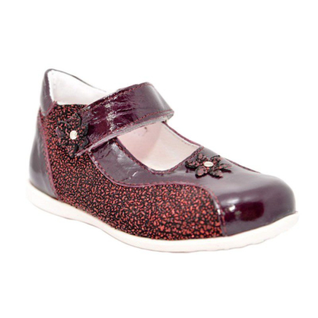 Pantofi si Balerini - Pantofi fete piele Bordo