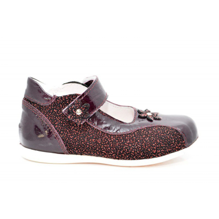 Pantofi fete piele Bordo [1]