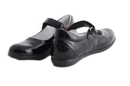Pantofi fete piele negru lac [1]