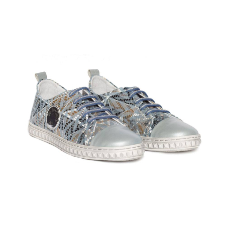 Incaltaminte sport - Pantofi fete sport piele Tag gri Pj Shoes