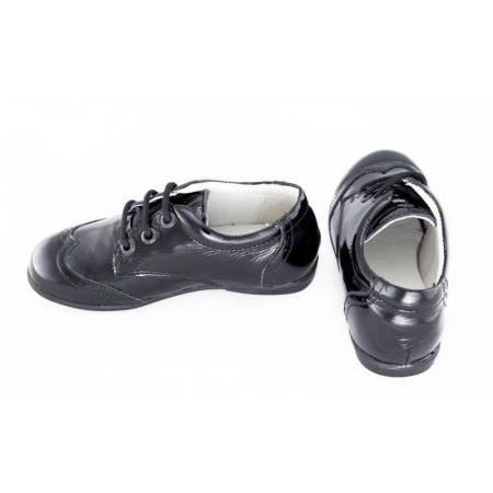 Pantofi piele copii lac nero [2]