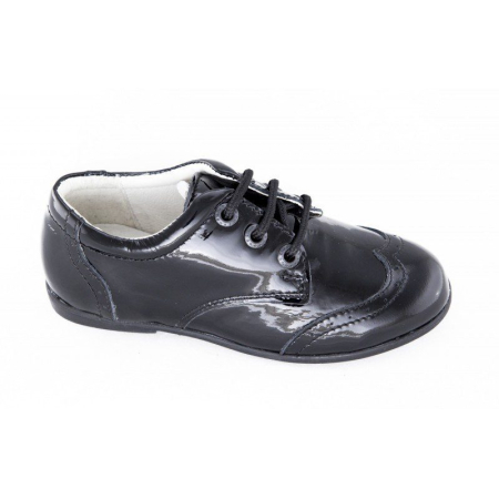 Pantofi piele copii lac nero [1]