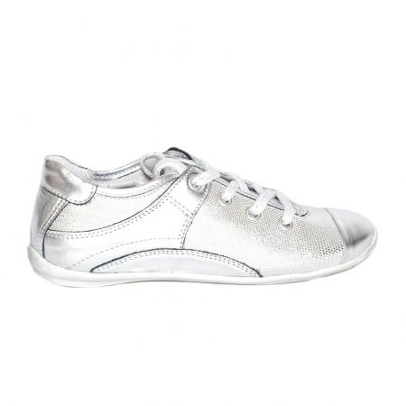 Pantofi piele Marika argintiu Pj Shoes [2]