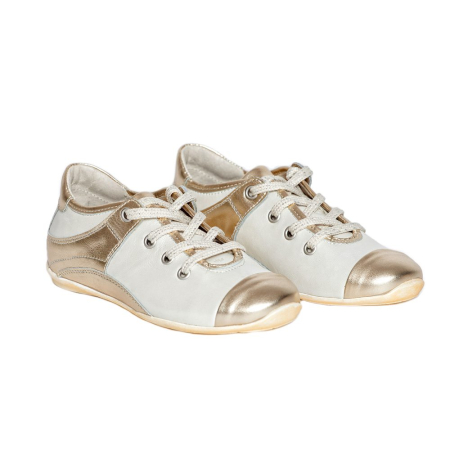 Incaltaminte sport - Pantofi piele Pj Shoes Marika auriu