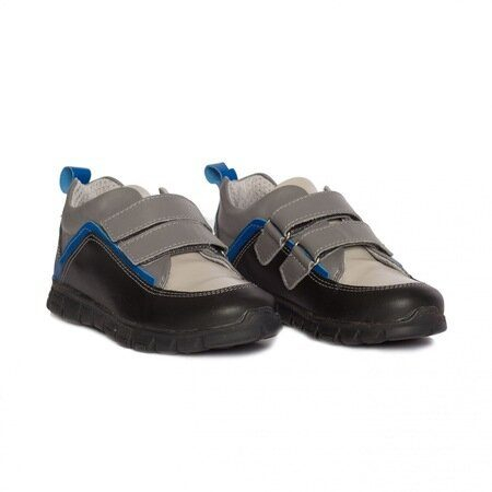 Pantofi piele sport Salvatore negru gri [2]