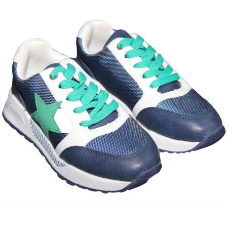 Pantofi sport copii alb bleumarin [1]