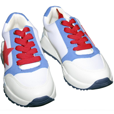 Pantofi sport copii alb/rosu [1]