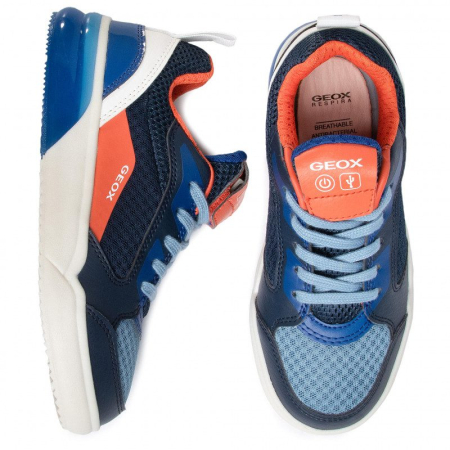 Pantofi Sport Copii Geox GrayJay cu Leduri Intermitente [8]