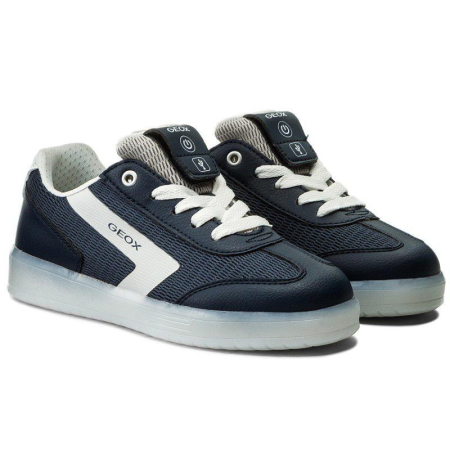 Pantofi Sport Copii Geox Navy cu Leduri [6]