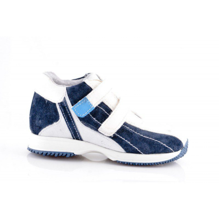 Pantofi Sport Copii piele blu alb [2]
