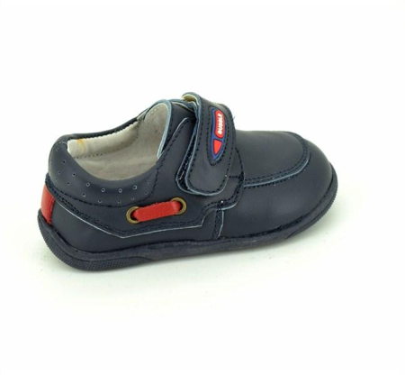 Pantofi Baieti - Pantofiori copii din piele naturala bleumarin