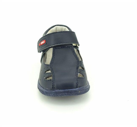 Pantofiori decupati rosii din piele naturala [2]
