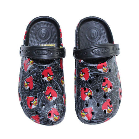 Pantofi de interior - Papuci Angry Birds negri