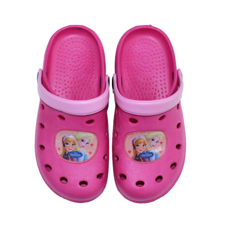 Pantofi de interior - Papuci Frozen fuxia