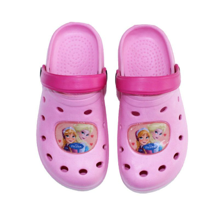 Pantofi de interior - Saboti fete Frozen roz