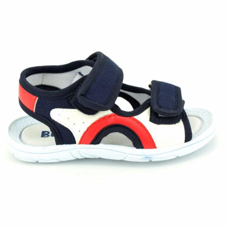 Sandale copii cu reglaj pe picior jeans/bleumarin [1]