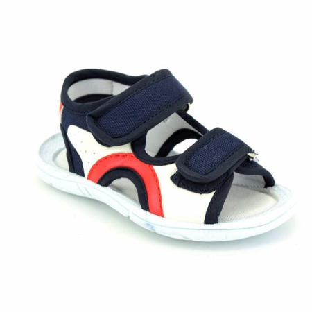 Sandale Baieti - Sandale copii cu reglaj pe picior jeans/bleumarin