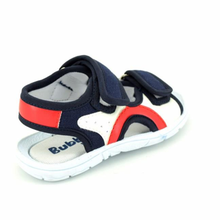 Sandale copii cu reglaj pe picior jeans/bleumarin [3]