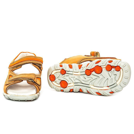 Sandale copii piele Pj Shoes portocaliu [4]