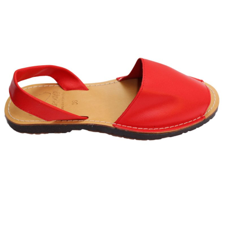 Pentru Mamici - Sandale din piele naturala rosii 36-41