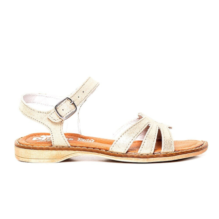 Sandale din piele pentru fete Core auriu PJ Shoes [2]