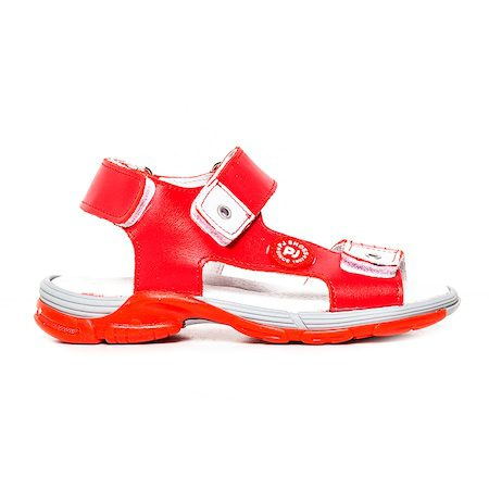 Sandale piele baieti Roy Rosu Pj Shoes [5]