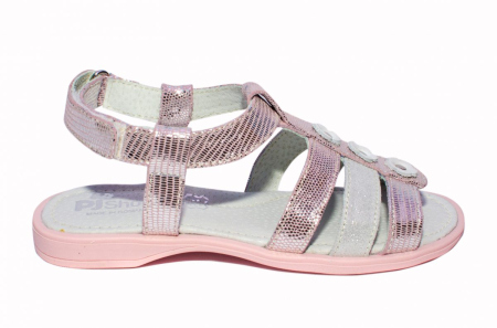 Sandale piele fete Gladiator Roz PJ Shoes [1]