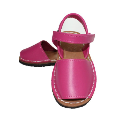 Sandale Fete - Sandalute copii din piele naturala fuxia