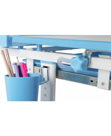 SET BIROU SI SCAUN COPII, REGLABIL PE INALTIME, CANTO ALBASTRU [4]