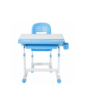 SET BIROU SI SCAUN COPII, REGLABIL PE INALTIME, CANTO ALBASTRU [2]