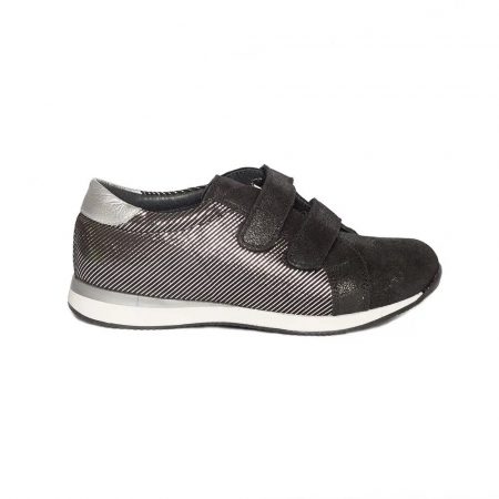Incaltaminte sport - Tenisi copii fete piele Skate Negru