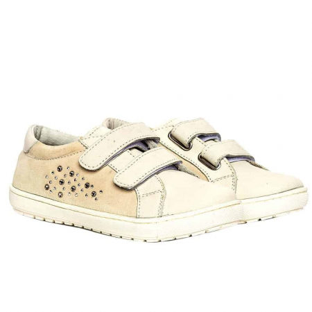 Tenisi copii Skate bej sparkle [1]